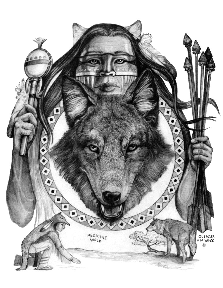 Medicine Wolf graphite