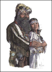 Two Eagle and Little Fawn